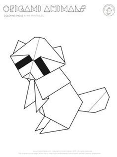 Origami, Coloring Pages 236x317 Origami, Coloring Pages