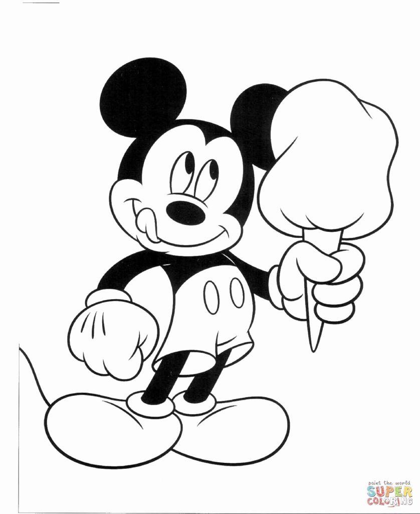 Original Mickey Mouse Coloring Pages