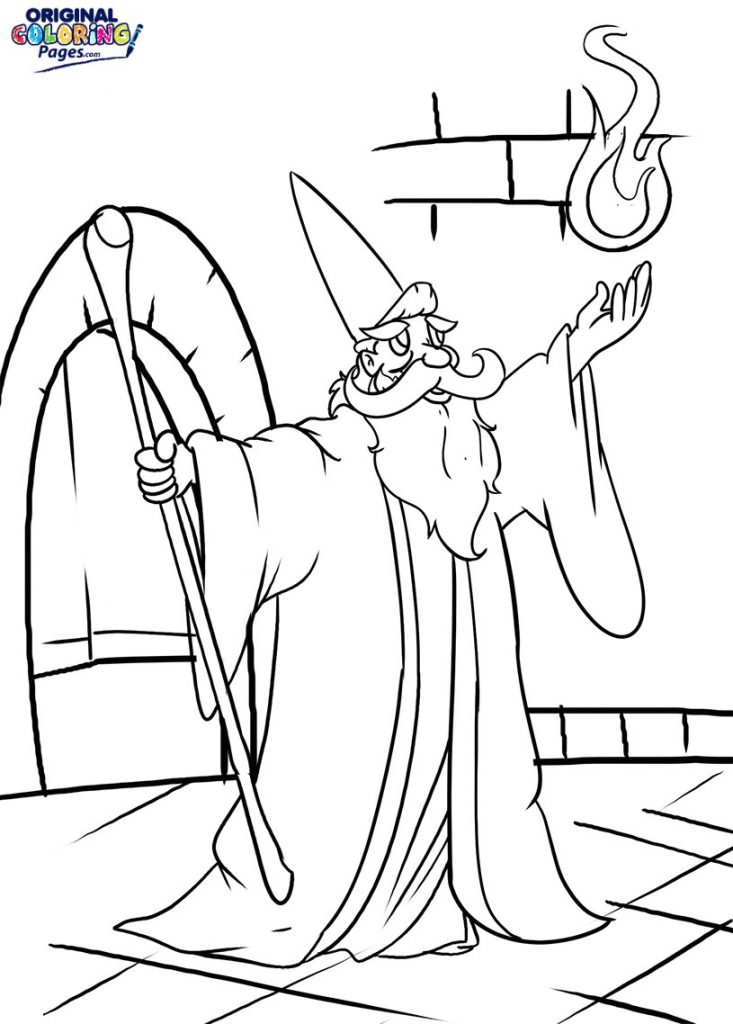 733x1024 Mickey Mouse Wizard Coloring Pages Best Of Wizard Spell Coloring