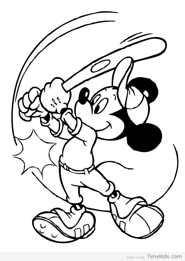 595x841 Mickey Mouse Coloring Pages Printable Timykids