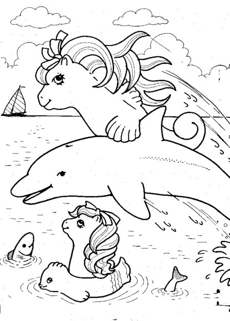 Original My Little Pony Coloring Pages