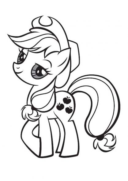 418x591 Coloring Pages For My Little Pony