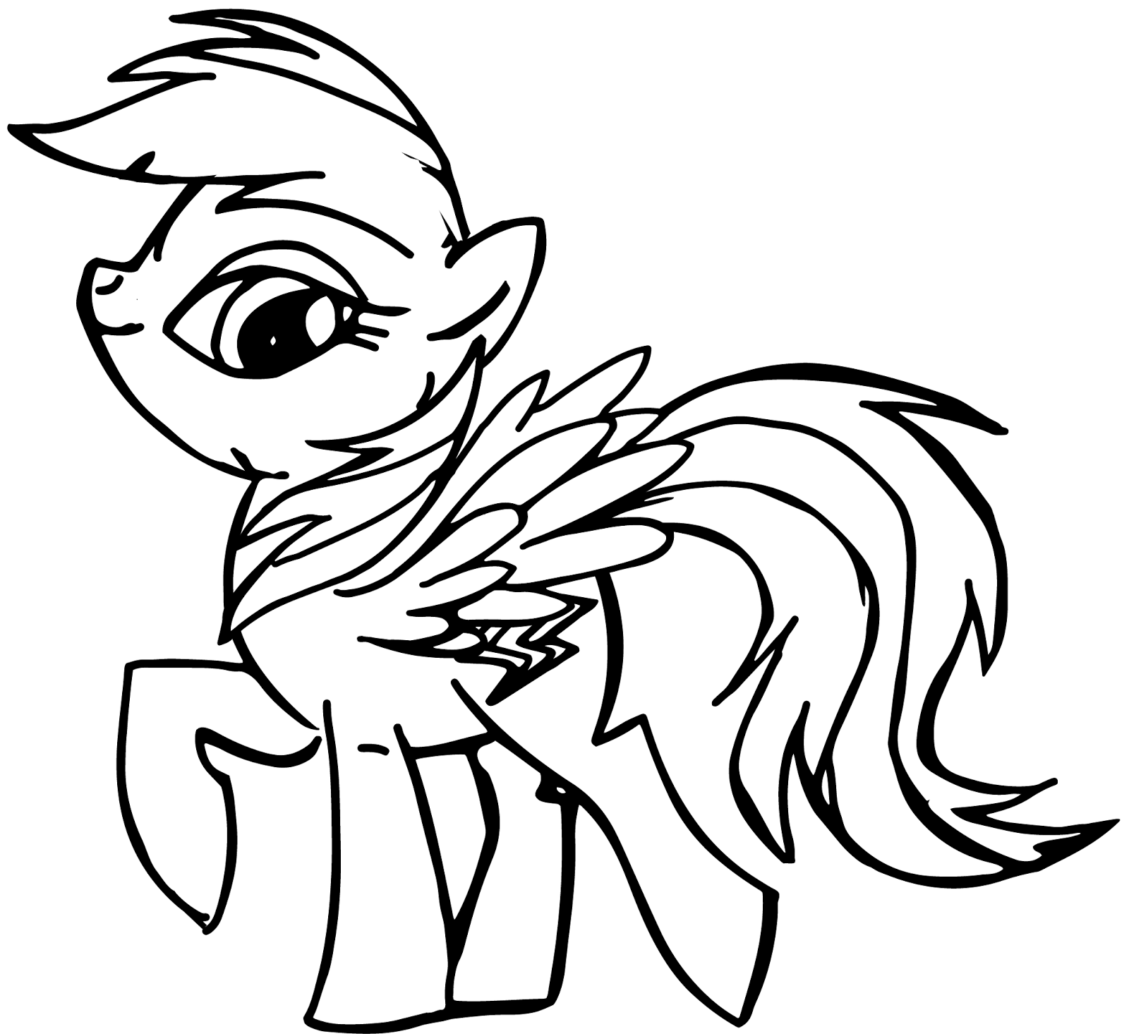 1600x1465 Drawn My Little Pony De Mi