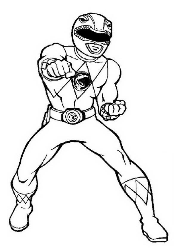 Power Rangers Deathly Punch Coloring Page Color Luna 600x840 Power Rangers Deathly Punch Coloring Page Color Luna
