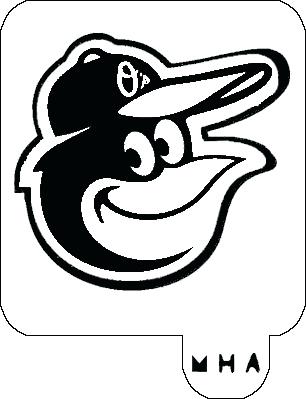 Baltimore Orioles Coloring Pages Hair Art Stencil Orioles Logo 306x399 Baltimore Orioles Coloring Pages Hair Art Stencil Orioles Logo