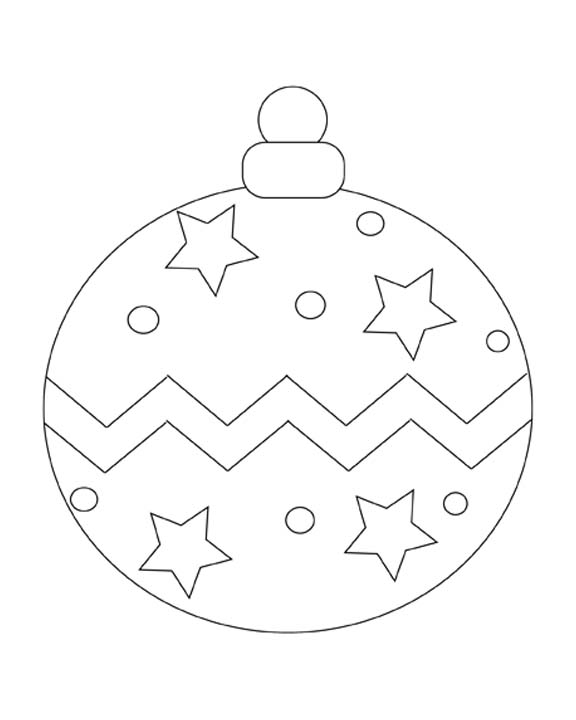 Christmas Ornament Coloring Pages 576x720 Christmas Ornament Coloring Pages