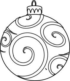Ball Christmas Ornament Christmas Coloring Page 236x275 Ball Christmas Ornament Christmas Coloring Page