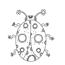 230x230 Ladybug Coloring Pages