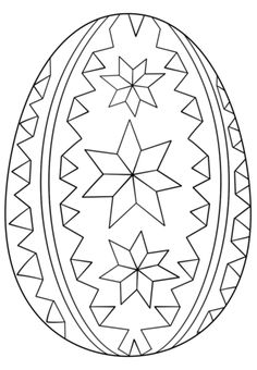 236x340 Ornate Easter Egg Coloring Page From Easter Eggs Category. Select