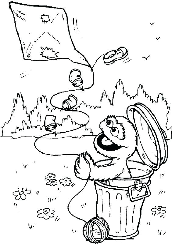 Oscar The Grouch Coloring Page at GetColorings.com | Free printable ...