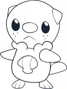 Oshawott Coloring Pages Oshawott Pokemon Colouring Pages 226x302 Oshawott Coloring Pages Oshawott Pokemon Colouring Pages