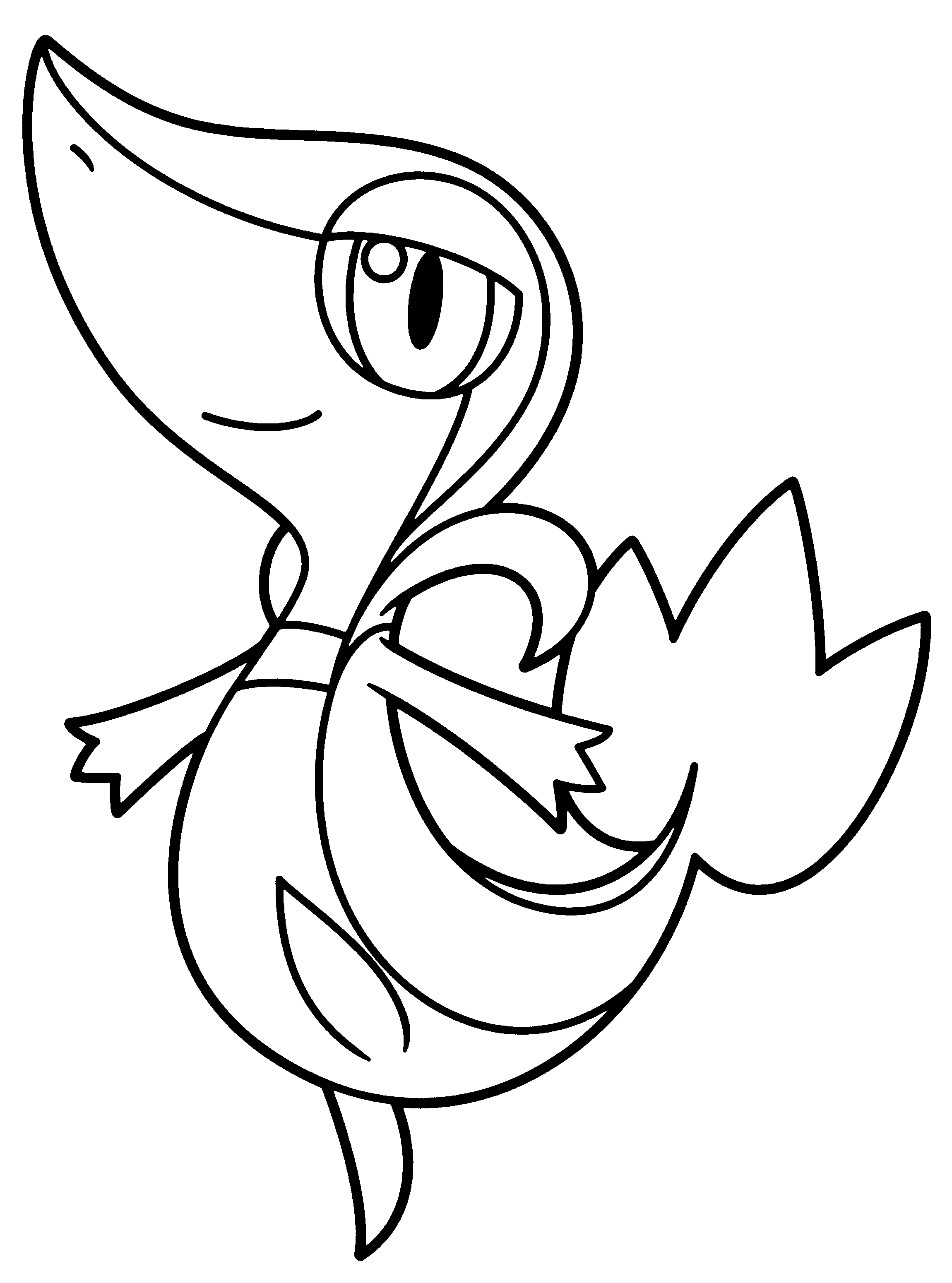 Pokemon Coloring Pages Snivy 2300x3100 Pokemon Coloring Pages Snivy