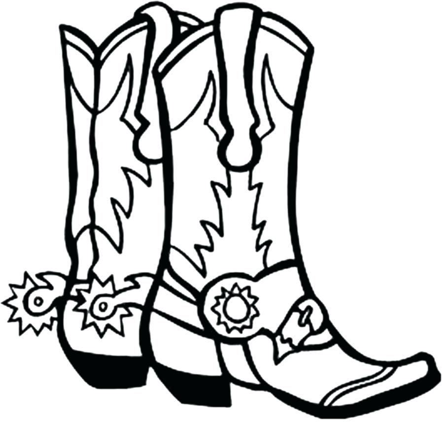 903x857 Cowboys Coloring Pages Cowboy Boot Clip Art Cowboys Coloring Pages