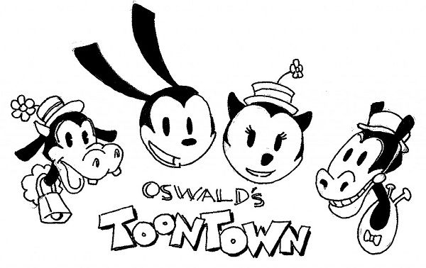 Oswald The Lucky Rabbit Coloring Pages Coloring Kids 600x378 Oswald The Lucky Rabbit Coloring Pages Coloring Kids
