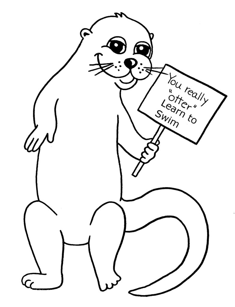 Otter Coloring Pages Animal Swimming Page Adventure Swim Get Bubbles 783x1024 Otter Coloring Pages Animal Swimming Page Adventure Swim Get Bubbles