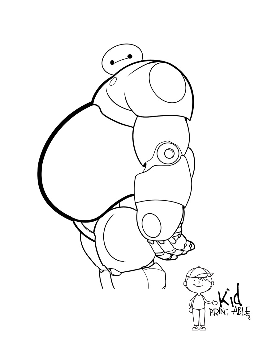 850x1100 Amazing Baymax Coloring Pages Belly Hanging Ou