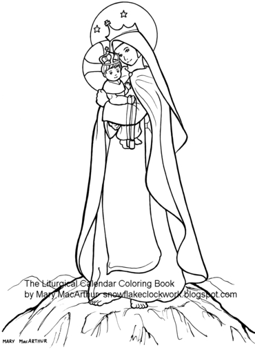 Our Lady Of Fatima Coloring Pages at GetColorings.com | Free printable ...