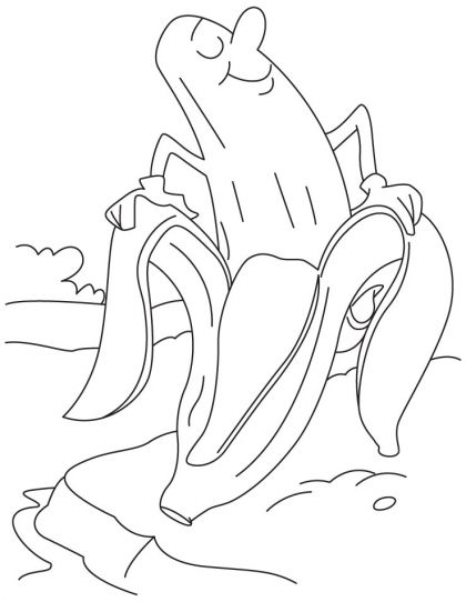 Outdoor Banana Coloring Page Download Free Outdoor Banana 420x542 Outdoor Banana Coloring Page Download Free Outdoor Banana