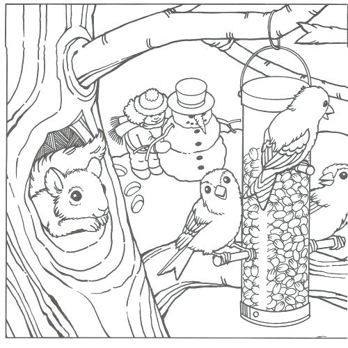 Winter Scene Coloring Pages Outdoor Coloring Pages Coloring Pages 500x500 Winter Scene Coloring Pages Outdoor Coloring Pages Coloring Pages