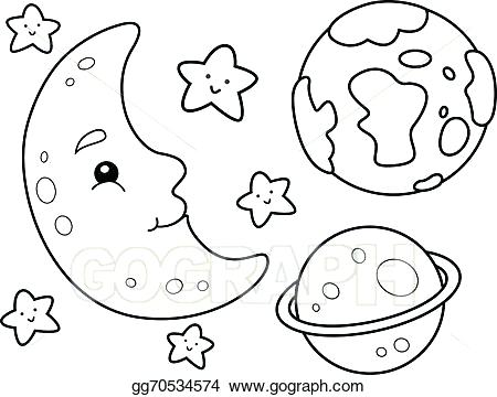 450x360 Outer Space Coloring Page Outer Space Coloring Page Outer Space