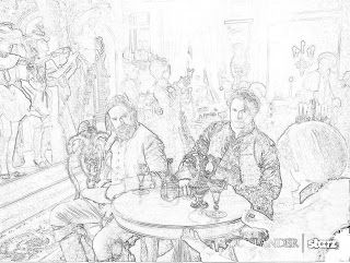 320x241 Jamie And Murtagh The Parisian Can Can (Outlander Season 2