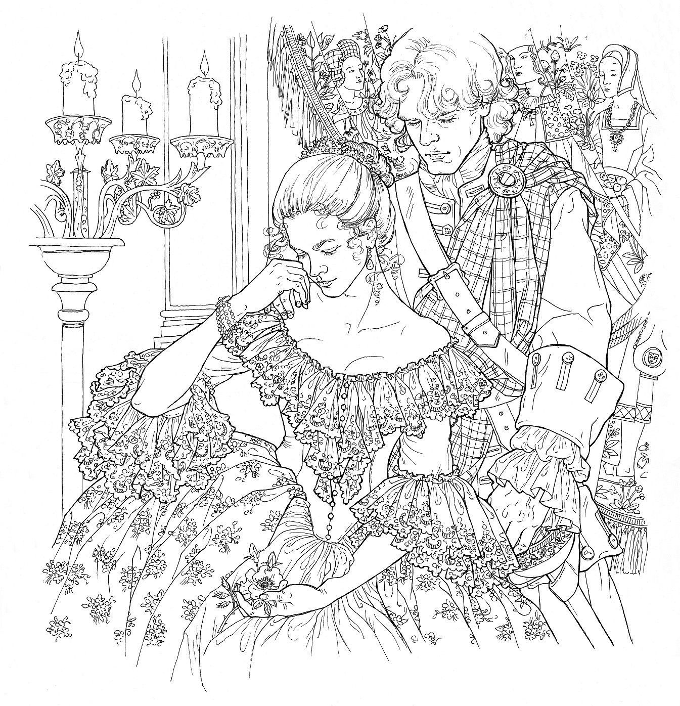1345x1396 Theficial Outlander Coloring Book. The Perfect Gift For Fans
