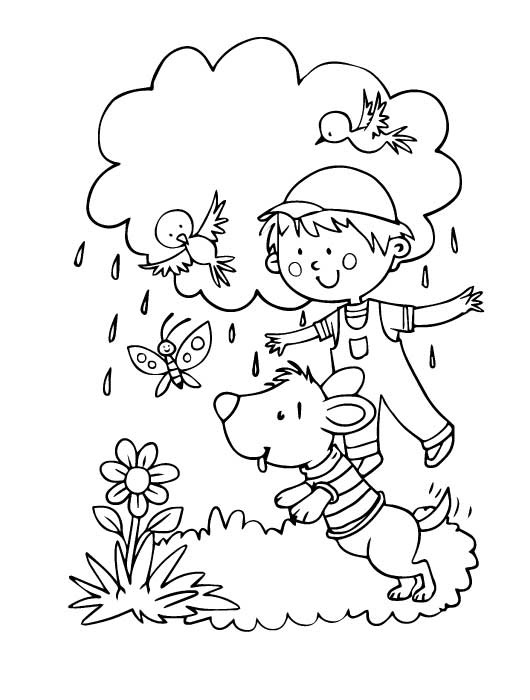 Outside Coloring Pages