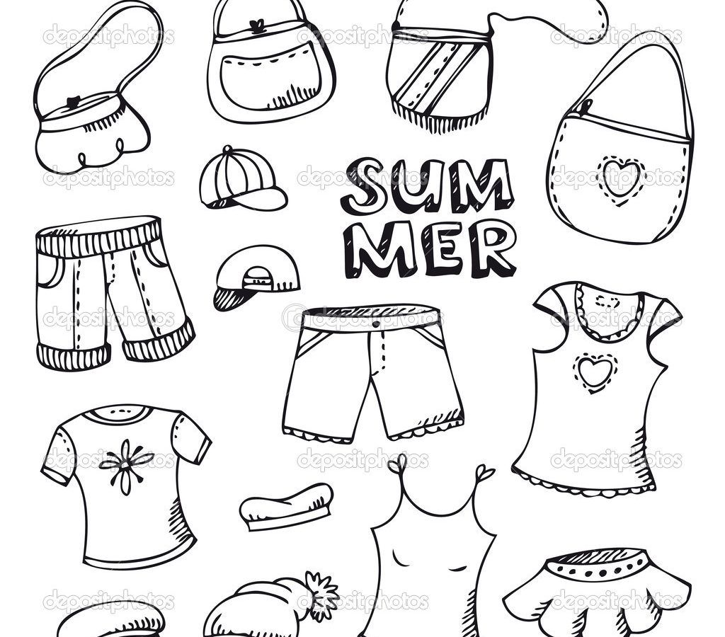1024x900 All Clothes Outside Winter Coloring Pages For Kids