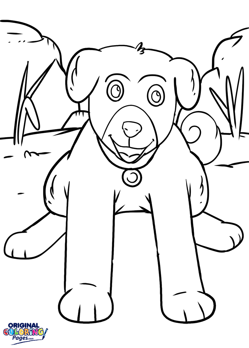 815x1138 Puppy Playing Outside Coloring Page Coloring Pages Original
