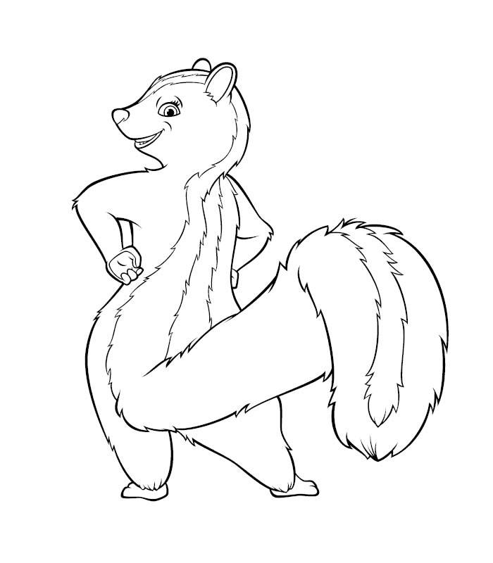 700x800 Over The Hedge Coloring Pages Coloring Pages Kids