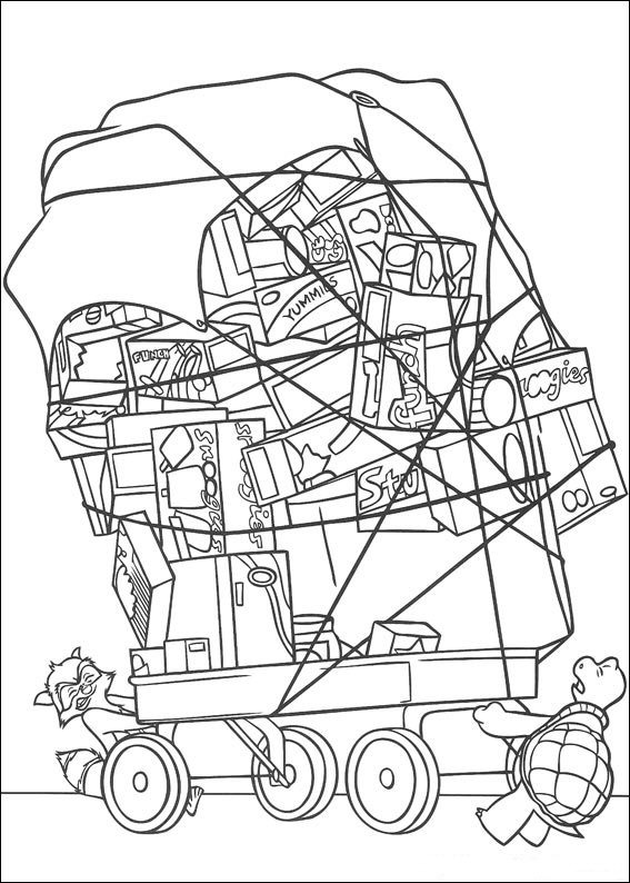 567x794 Kids N Fun.co.uk 23 Coloring Pages Of Over The Hedge