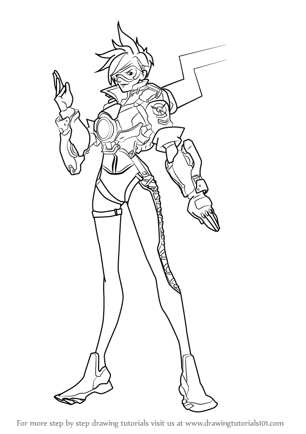 596x843 Overwatch Game Coloring Page Reeper Coloring Pages Drawing
