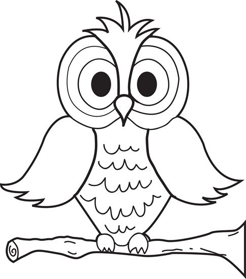 69 Best Owl Coloring Pages Images On Adult Coloring 485x550 69 Best Owl Coloring Pages Images On Adult Coloring