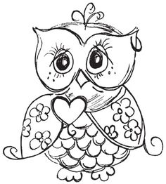 236x262 Best Cute Owl Coloring Pages Free 1047 Printable