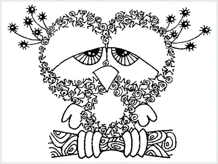 736x555 Owl Coloring Pages For Adults Or Owl Coloring Pages For Adults