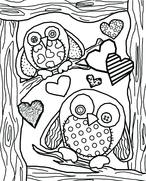 600x746 Coloring Pages Of Owls Owl Coloring Page Coloring Book To Print