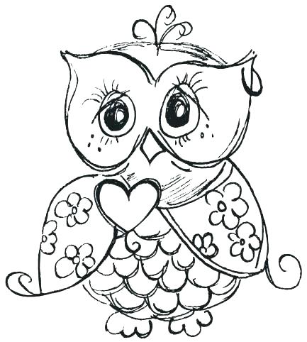 433x482 Owl Coloring Pages For Kids X 1 Coloring Pages For Kids
