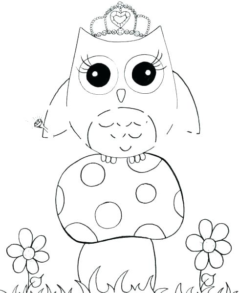 489x600 Owl Coloring Pages