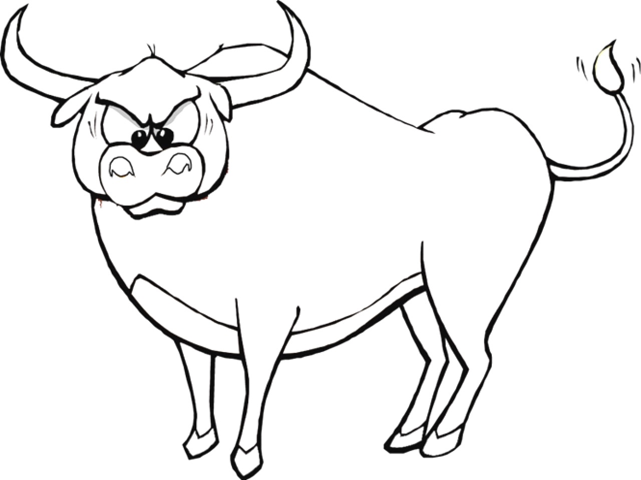 Ox Coloring Page at GetColorings.com | Free printable colorings pages