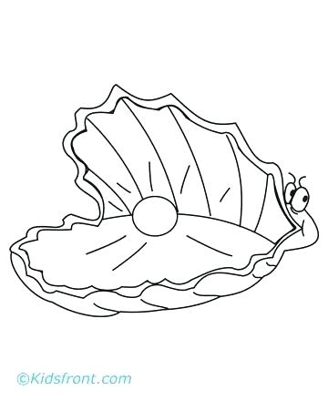 Clam Coloring Page Clam Coloring Page Oyster Coloring Pages 360x440 Clam Coloring Page Clam Coloring Page Oyster Coloring Pages