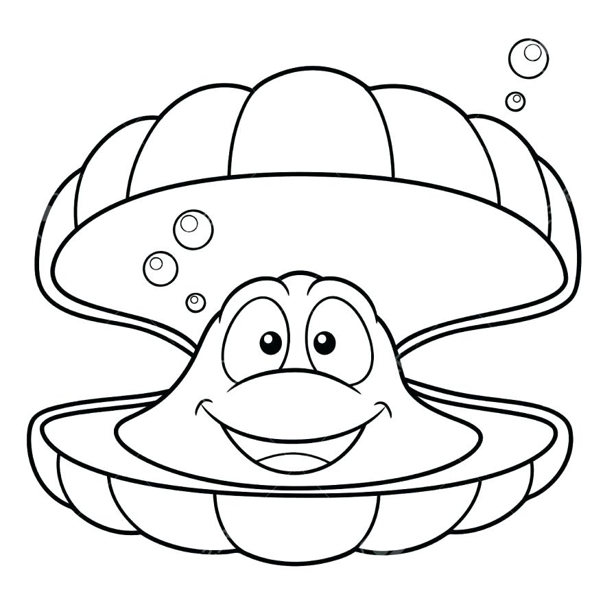 Clam Coloring Page Click The Oyster Shell Coloring Pages Clam Free 863x863 Clam Coloring Page Click The Oyster Shell Coloring Pages Clam Free