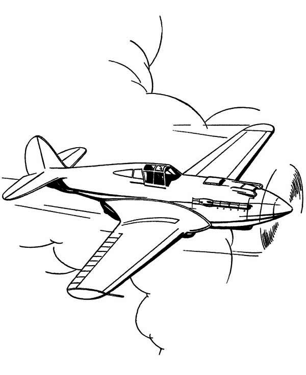 P51 Mustang Us Fighter Airplane Coloring Page 600x734 P51 Mustang Us Fighter Airplane Coloring Page
