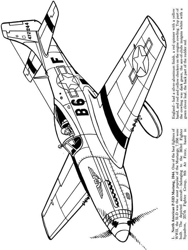 Airplanes Of The Second World War Coloring Book Dover Publications 650x864 Airplanes Of The Second World War Coloring Book Dover Publications