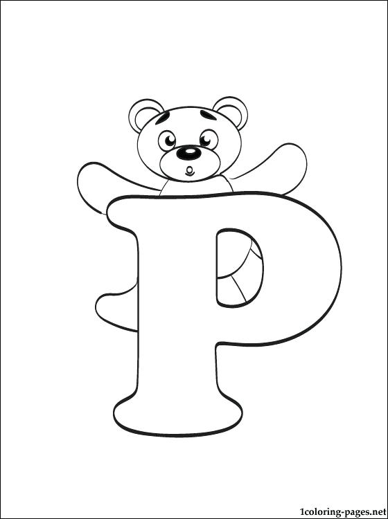 P Coloring Pages Letter P Coloring Page Coloring Pages Disney 560x750 P Coloring Pages Letter P Coloring Page Coloring Pages Disney