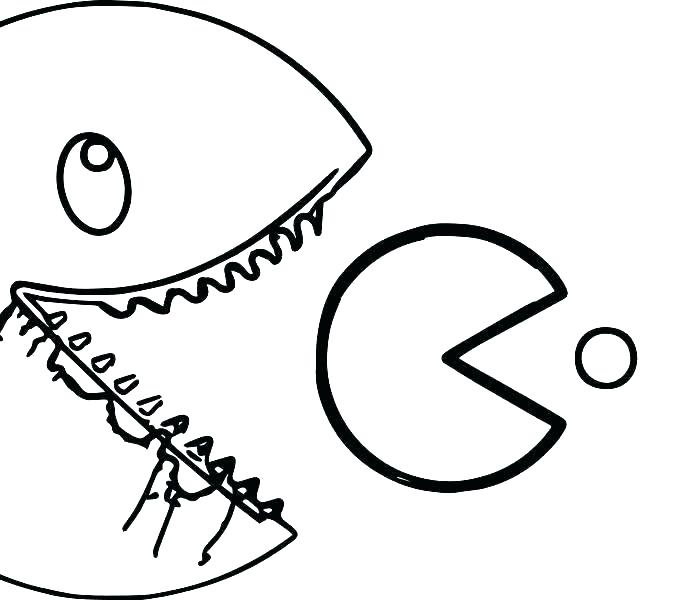 678x600 Pac Man Coloring Pages Coloring Pages Man Printable Free Pacman