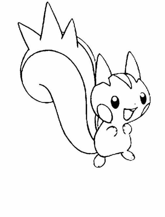 564x739 Pachirisu Coloring Pages