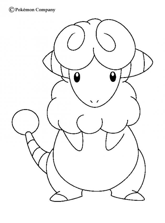 630x850 Flaaffy Coloring Pages