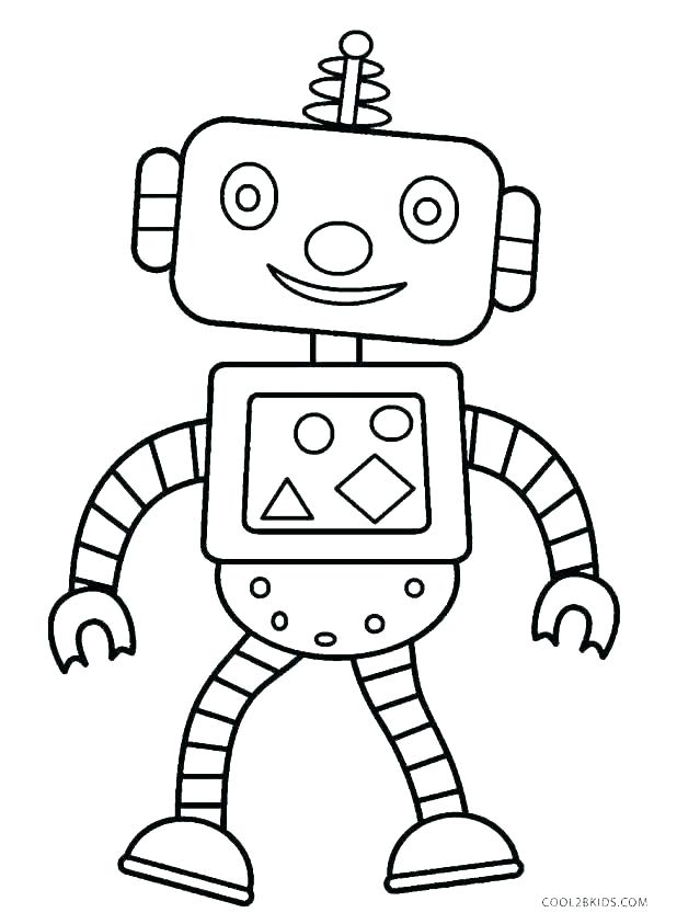 Robot Coloring Pages Robot With One Eye Coloring Page Robot 618x843 Robot Coloring Pages Robot With One Eye Coloring Page Robot