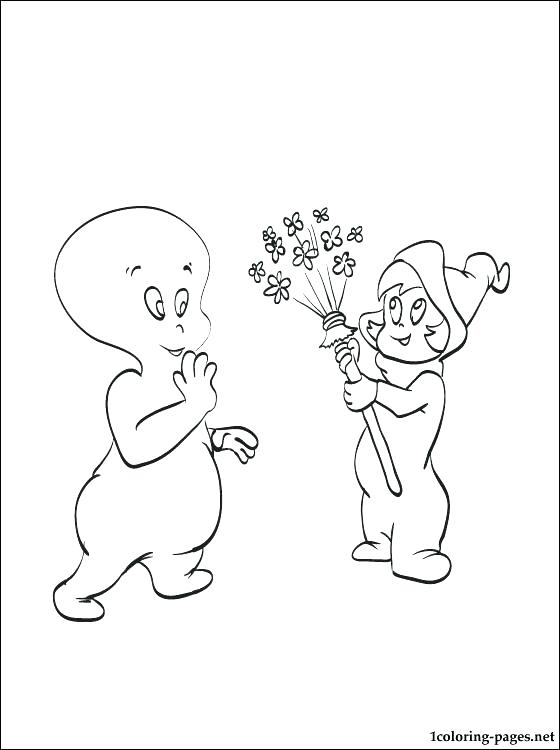 Coloring Pages Good Ghost With Little Girl Coloring Page Coloring 560x750 Coloring Pages Good Ghost With Little Girl Coloring Page Coloring