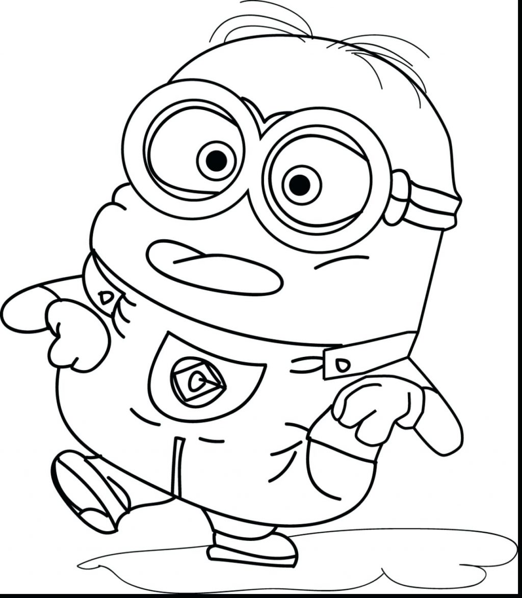 Coloring Page ~ Pac Man Coloring Page Extraordinary Minions Pages 1024x1173 Coloring Page ~ Pac Man Coloring Page Extraordinary Minions Pages